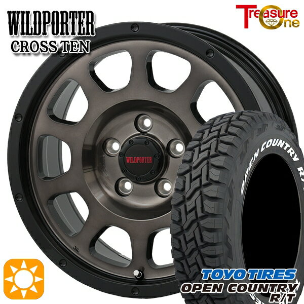【取付対象】215/65R16C 109/107Q トーヨー オープンカントリー R/T ホワイトレター トレジャーワン ワイルドポーター クロステン BP/BC 16インチ 7.0J 5H114.3 サマータイヤホイールセット