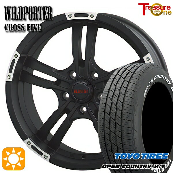 【取付対象】ヤリスクロス 205/65R16 95H トーヨー オープンカントリー H/T2 WL トレジャーワン ワイルドポーター クロスファイブ MBP 16インチ 7.0J 5H114.3 サマータイヤホイールセット
