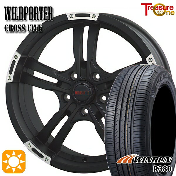 【取付対象】ヤリスクロス 205/65R16 95H ウィンラン R380 トレジャーワン ワイルドポーター クロスファイブ MBP 16インチ 7.0J 5H114.3 サマータイヤホイールセット