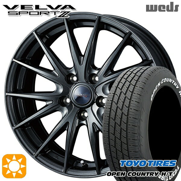 【取付対象】235/60R18 103H トーヨー オープンカントリー H/T2 WL Weds ヴェルバスポルト2 ディープメタルII 18インチ 8.0J 5H114.3 サマータイヤホイールセット