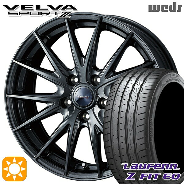 【取付対象】225/40R19 93Y XL ラウフェン Z FIT EQ LK03 Weds ヴェルバスポルト2 ディープメタルII 19インチ 7.5J 5H114.3 サマータイヤホイールセット