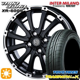 【取付対象】ウェイク 165/55R15 75V トーヨー トランパス LuK インターミラノ マッドバーン XR-600S SGB/RP 15インチ 4.5J 4H100 サマータイヤホイールセット