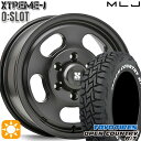 【取付対象】215/65R16C 109/107Q トーヨー オープンカントリー R/T ホワイトレター MLJ エクストリームJ Dスロット 16インチ 6.5J 6H139.7 サテンブラック サマータイヤホイールセット