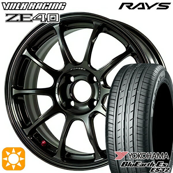 最大2,000円OFFクーポン★195/55R16 87V ヨコハマ ブルーアース ES32 RAYS ボルクレーシング ZE40 MM 16インチ 7.0J 4H100 サマータイヤホイールセット