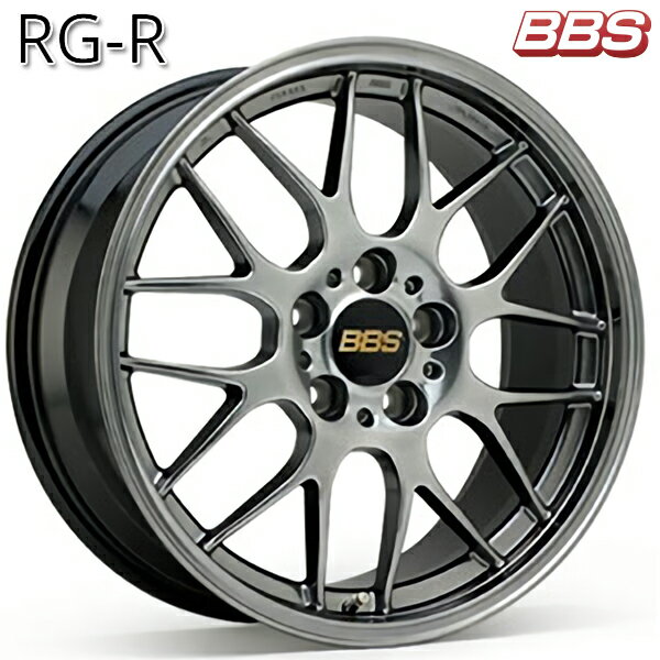 17インチ 7.5J 5H100 48 BBS RG-R 【RG799】 ダイヤモンドブラック（DB） アルミホイール単品 4本（1台分） 送料無料 【取り寄せ商品/代引不可】