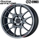 17インチ 8.0J 5H114.3 30 ENKEI レーシングレボリューション GTC02 ハイパーシルバー アルミホイール単品 1本 4本以上送料無料