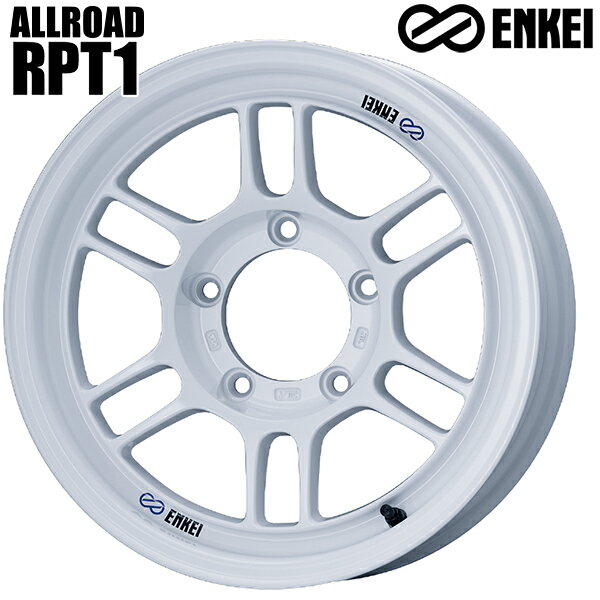 16インチ 5.5J 5H139.7 +20 ENKEI エンケイ オールロード RPT1 ホワイト アルミホイール単品 4本（1台分）送料無料/代金引換不可