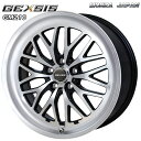 22インチ 9.0J 5H114.3 +30 MONZA ジェクシス GM210 パールブラックポリッシュ アルミホイール単品 1本 4本以上送料無料(2)