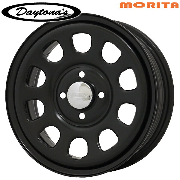 MRT デイトナズ サイズ：14インチ 6.0J HOLE/PCD：4H 100 インセット：30 カラー：マットブラック スチールホイール単品 1本 4本以上送料無料