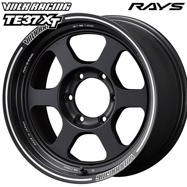 18インチ 8.0J 6H139.7 20 RAYS ボルクレーシング TE37XT ブラストブラック（BC) 【ホイール単品】 4本（1台分）送料無料