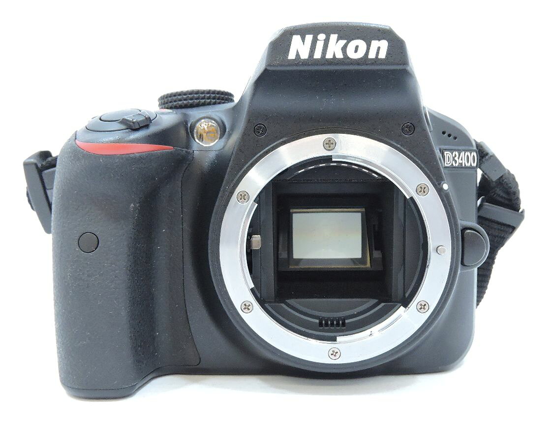 お宝プラスの★【中古品】Nikon / ニコン デジタル一眼レフカメラ D3400 ダブルズームキット ブラック 2016年式｜アングル3