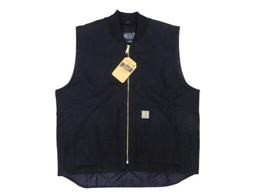 ▲★【タグ付/未使用】 Carhartt / カーハート リラックスフィット ダックベスト サイズXL ブラック 0V0001-M ▲★【タグ付/未使用】 Carhartt / カーハート リラックスフィット ダックベスト サイズXL ブラック 0V0001-M