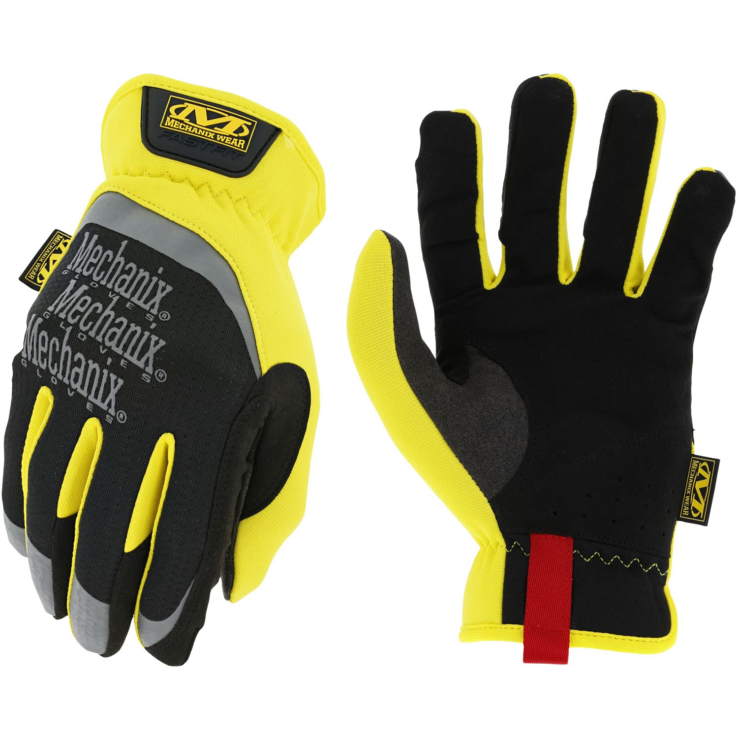 【新品】Mechanix Wear メカニクスウェア FastFit Yellow 作業用手袋 S/M/Lサイズ タッチスクリーン対応 洗濯可 ファストフィット イエロー MFF-01-008/MFF-01-009/MFF-01-010