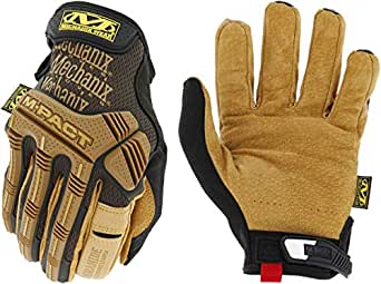 ▲★【新品】Mechanix Wear メカニクスウェア M-Pact Leather 作業用手袋 S/M/Lサイズ タッチスクリーン対応 洗濯可 ブラウン/ブラック LMP-75-008/LMP-75-009/LMP-75-010