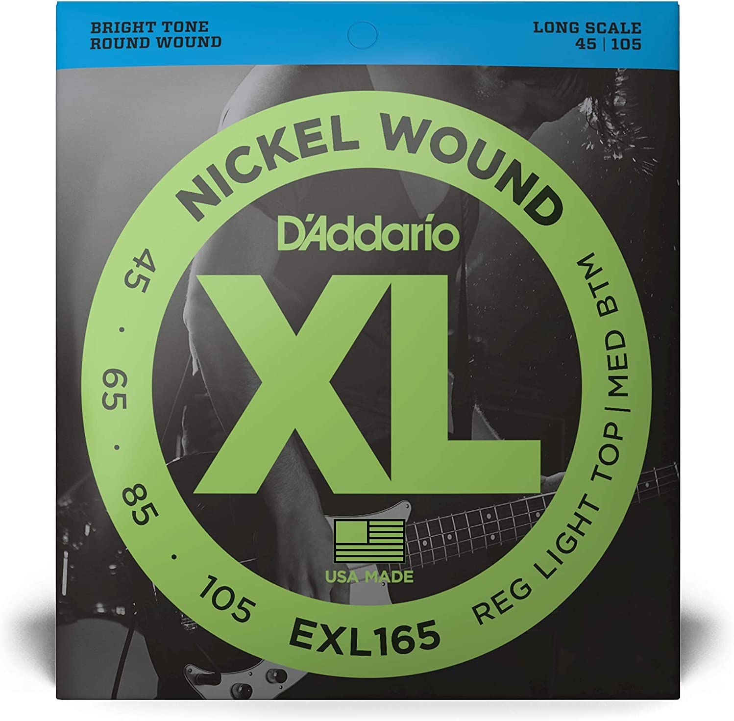 ■【新品/訳有】【国内正規品】D'Addario ダダリオ EXL165 Long Scale ロングスケール 45-105 ベース弦