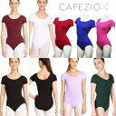 Capezio 半袖レオタード|バレエ ショートスリーブ バ