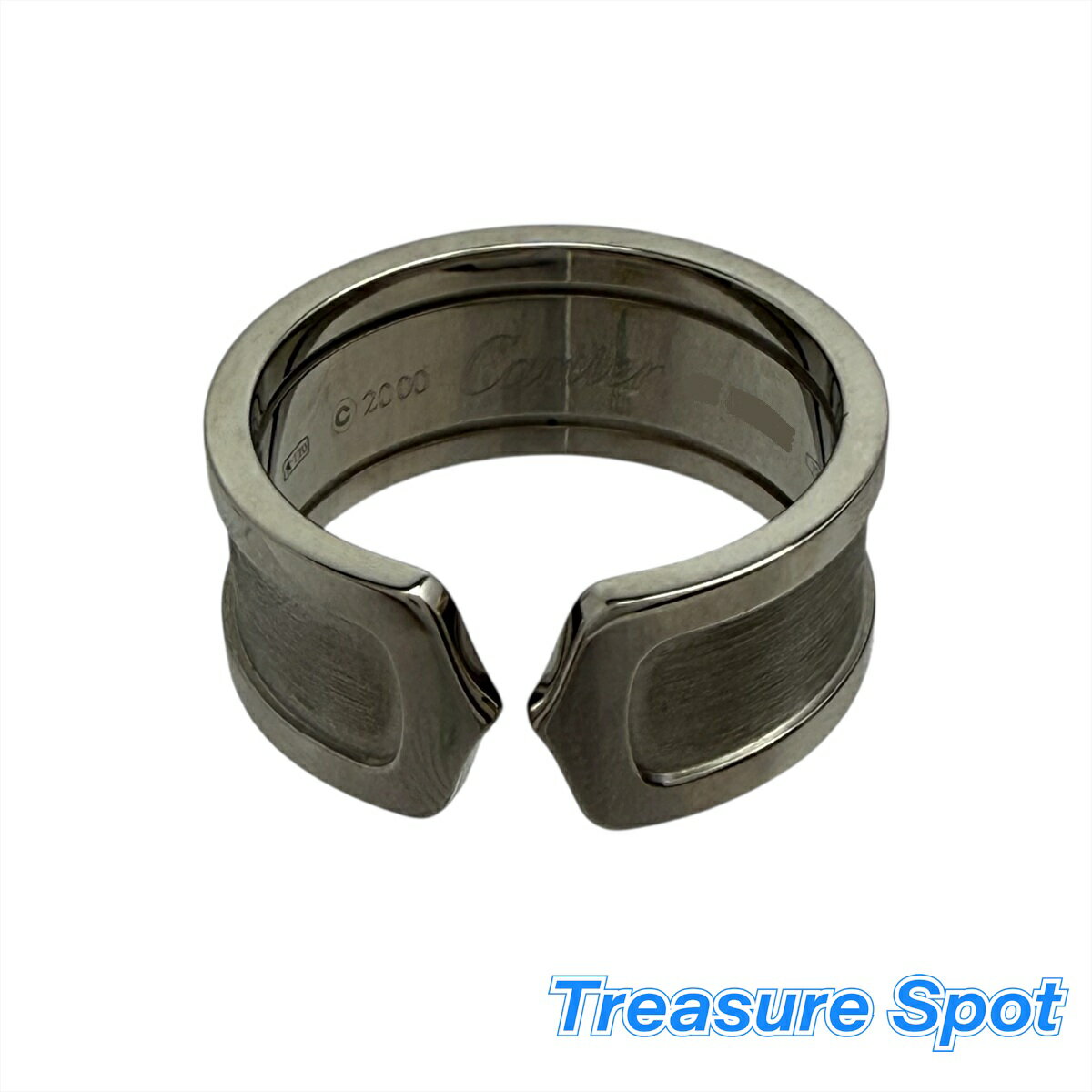 Cartier　カルティエ　C2リング　750WG