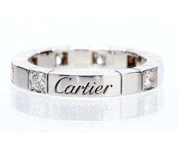 Cartier　カルティエ　ラニエール　ハーフダイア　＃46　750WG　ホワイトゴールド　送料無料　【トレジャースポット】【中古】