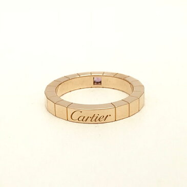 Cartier　カルティエ　ラニエール　1Pピンクサファイア　リング　指輪　#49　750PG　【トレジャースポット】【中古】
