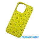 ボッテガヴェネタ BOTTEGA VENETA iPhoneケース iPhone13Pro スマホケース イントレチャートラバーシリコン キウイ 黄緑 ライトグ...