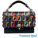 フェンディ FENDI キャナイ ハンドバッグ レザー マルチカラー レディースバッグ 送料無料 【トレジャースポット】 中古