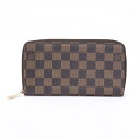 ルイ・ヴィトン LOUIS VUITTON ジッピーウォレット ラウンドファスナー長財布 ダミエ 【トレジャースポット】【中古】(4)