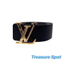 ルイヴィトン　LOUIS　VUITTON　LV　サンチュール・LVダミエ40MM　＃90　メンズベルト　【トレジャースポット】　【中古】