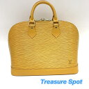 ルイヴィトン LOUIS VUITTON アルマ ハンドバッグ イエロー エピ【トレジャースポット】【中古】(4)