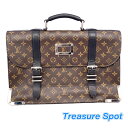 ルイヴィトン LOUIS VUITTON ラリー モノグラムマカサー 書類バッグ 送料無料【トレジャースポット】 【中古】