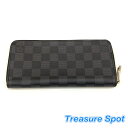 ルイヴィトン LOUIS VUITTON ジッピーウォレット・ヴェルティカル ダミエグラフィット 新品同様品 【トレジャースポット】 【中古】
