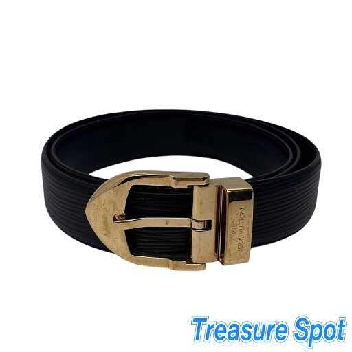 ルイヴィトン LOUIS VUITTON ベルト ブラック エピ #85/34 【トレジャースポット】【中古】 ルイヴィトン LOUIS VUITTON ベルト ブラック エピ #85/34 【トレジャースポット】【中古】