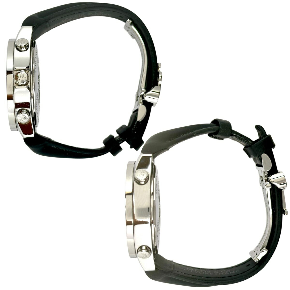 ジェイコブ　ファイブタイムゾーン　ベゼルダイヤ　A650　47mm　SS　ステンレス　QZ　腕時計　専用箱　送料無料　【トレジャースポット】　【中古】