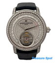 ヴァシュロンコンスタンタン VACHERON CONSTANTIN トラディショナル トゥールビヨン 6025T/000G-B635 ホワイトゴールド ダイヤモンド 自動巻き メンズ 腕時計 新品同様品 【トレジャースポット】【中古】