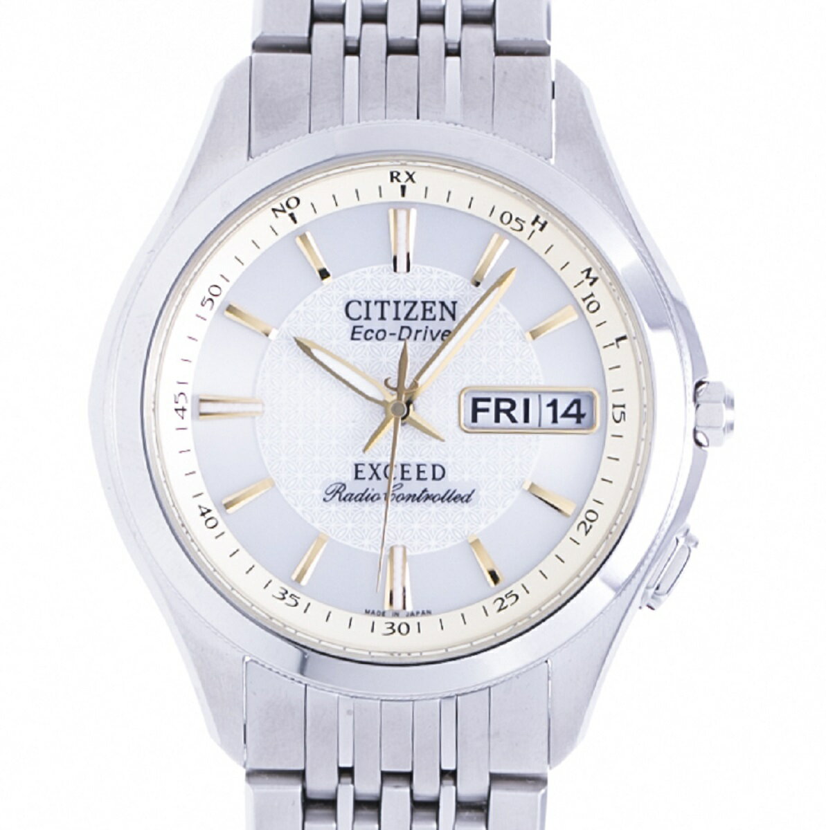 CITIZEN　シチズン　EXCEED　エクシード　エコ・ドライブ　電波時計　EBG74-2502　 ...