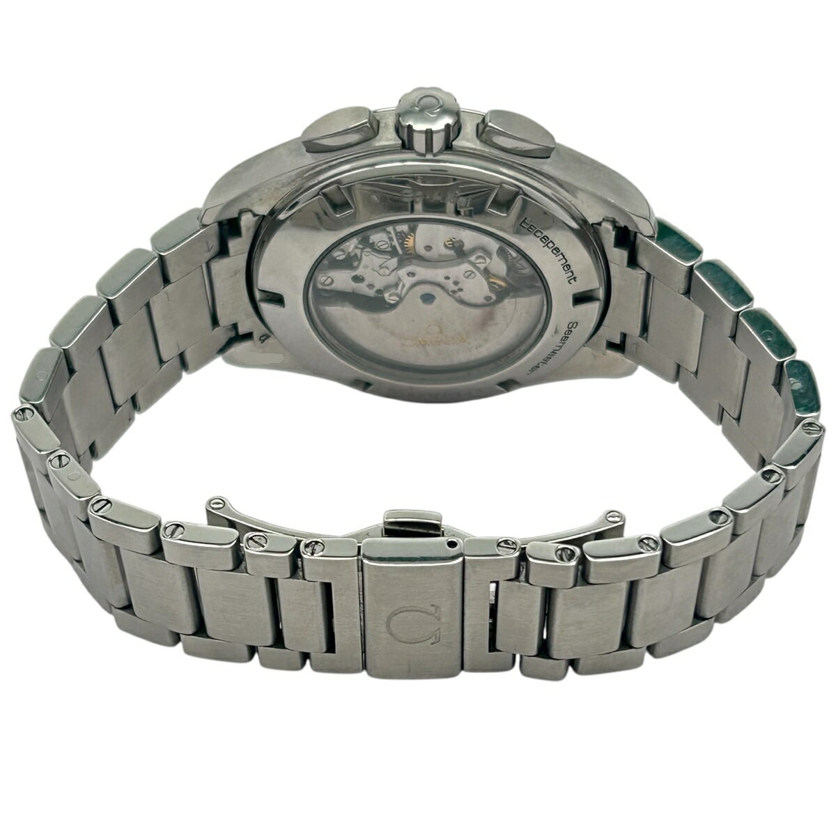 オメガ　OMEGA　シーマスターアクアテラ　SS　メンズ　腕時計　専用箱　保カード　中古　【トレジャースポット】