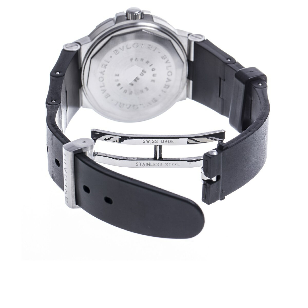 ブルガリ Bvlgari ディアゴノスクーバ オンライン Sd38s 自動巻き メンズ 腕時計 Ss ラバー 送料無料 トレジャースポット Treasure Spot