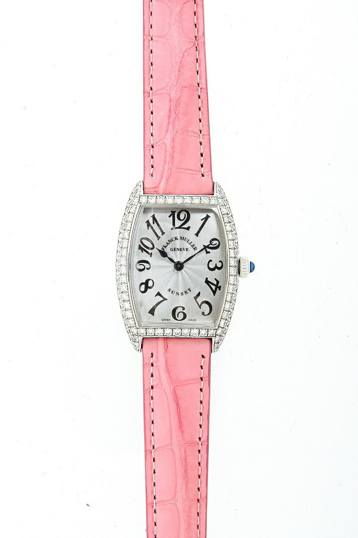 フランクミュラー　トノーカーベックス　ベゼルダイア　ホワイトゴールド　1752QZD　レディース　送料無料　【中古】のサムネイル