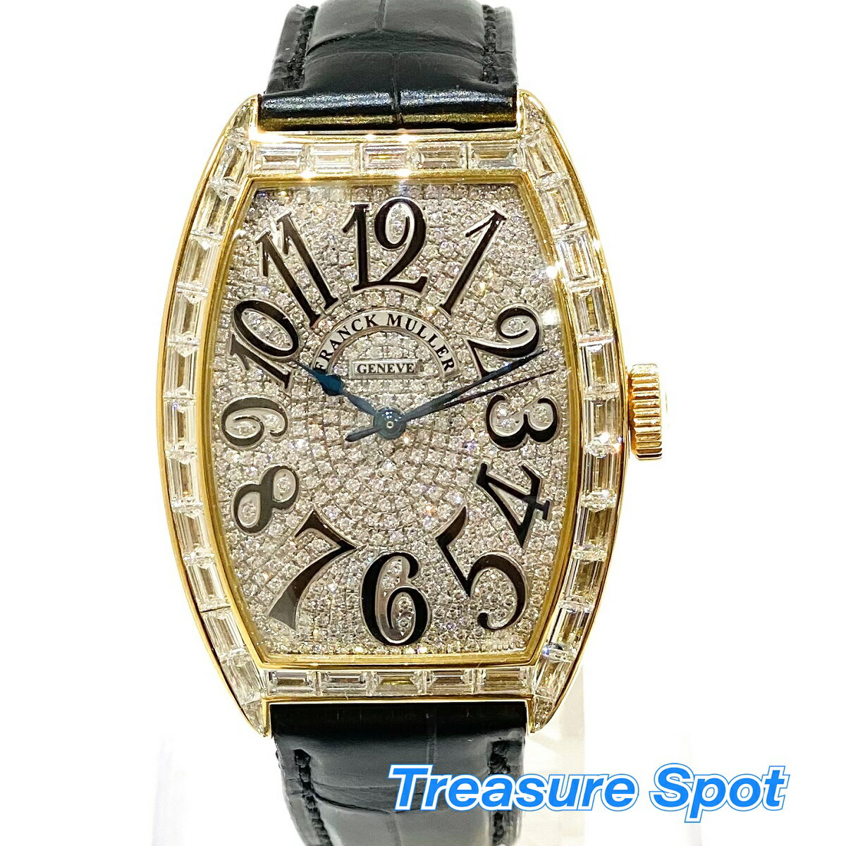 フランクミュラー　FRANCK　MULLER　サンセット　バケットダイヤ　5850SCBAGCD　イエローゴールド　YG..