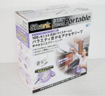 新品 ショップジャパン スチームクリーナー シャーク ポータブル パープル(ロック...
