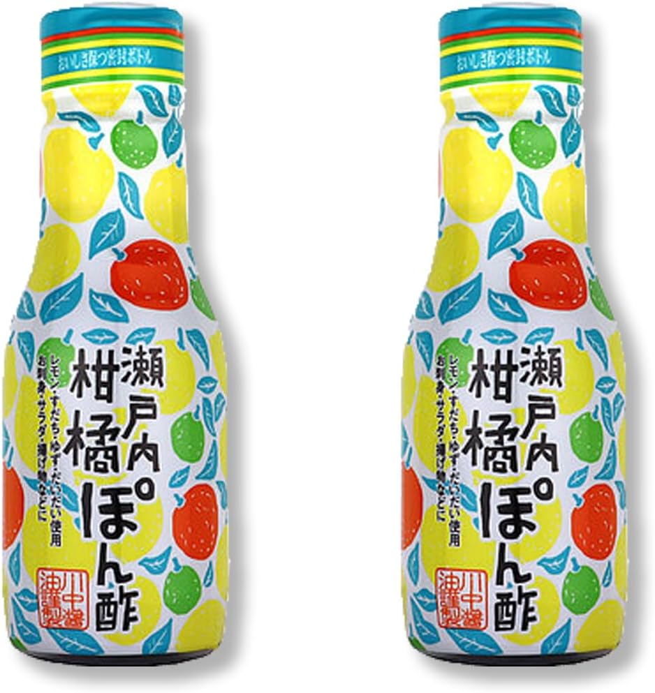 瀬戸内柑橘ぽん酢200ml×2本セット 瀬戸内4種の柑橘使用