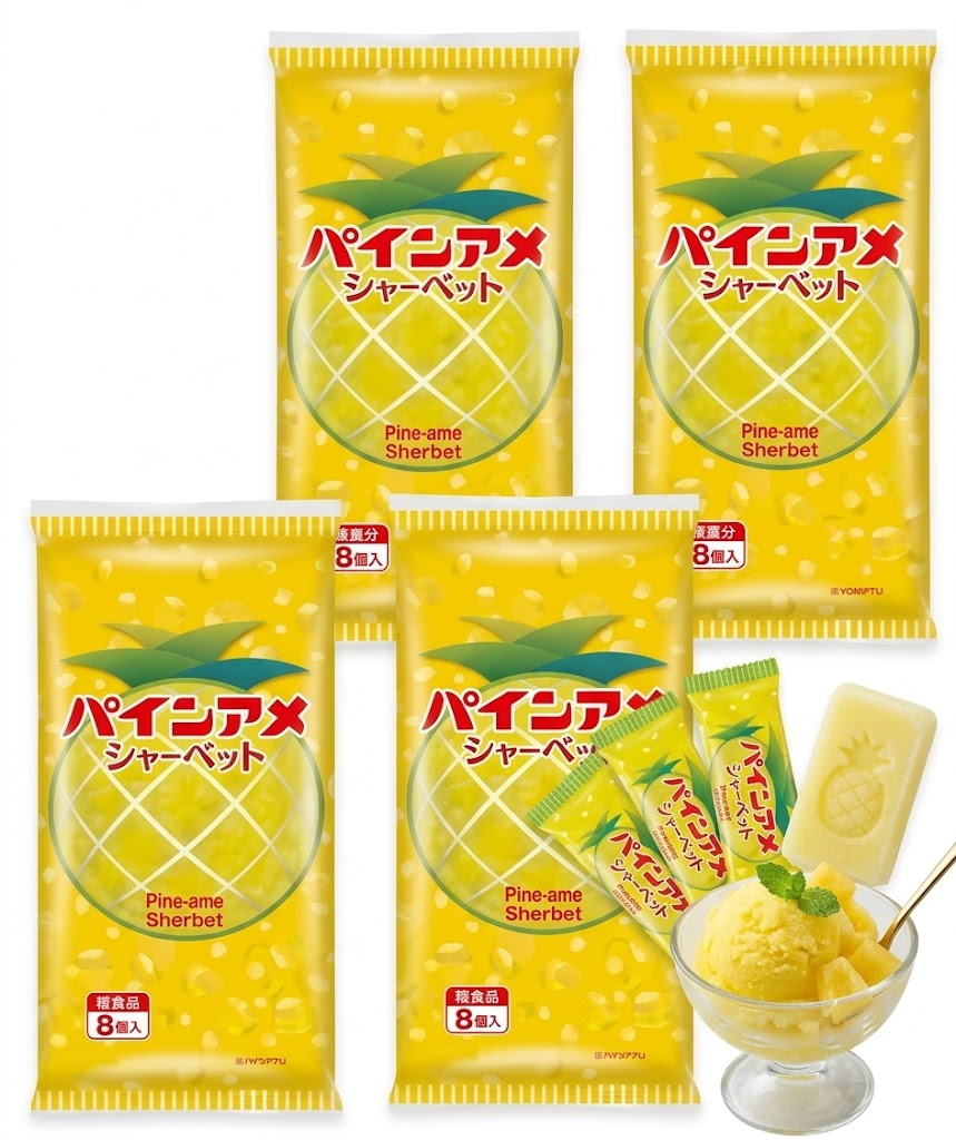 Rakuten - パインアメシャーベット 65ml×8本入×4袋
