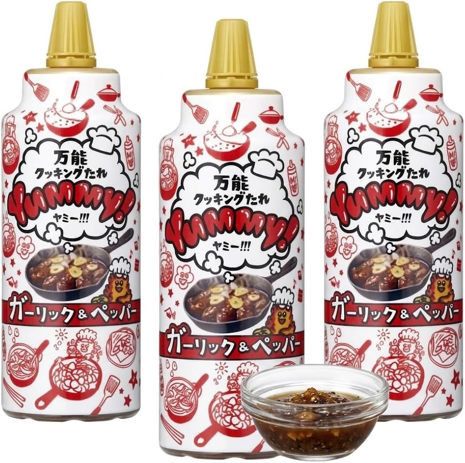 商品の説明 炒める・煮る・和えるに使えてこれ1本で味が決まる“万能たれ 原材料・成分 果糖ぶどう糖液糖（国内製造）、しょうゆ（小麦・大豆を含む）、砂糖、みそ（大豆を含む）、食用植物油脂（大豆を含む）、豆板醤、食塩、ガーリックペースト、植物性たんぱく加水分解物（小麦を含む）、醸造酢、香辛料、魚醤（魚介類）、エビパウダー／アルコール、調味料（アミノ酸等）、増粘剤（キサンタン）、ビタミンB1
