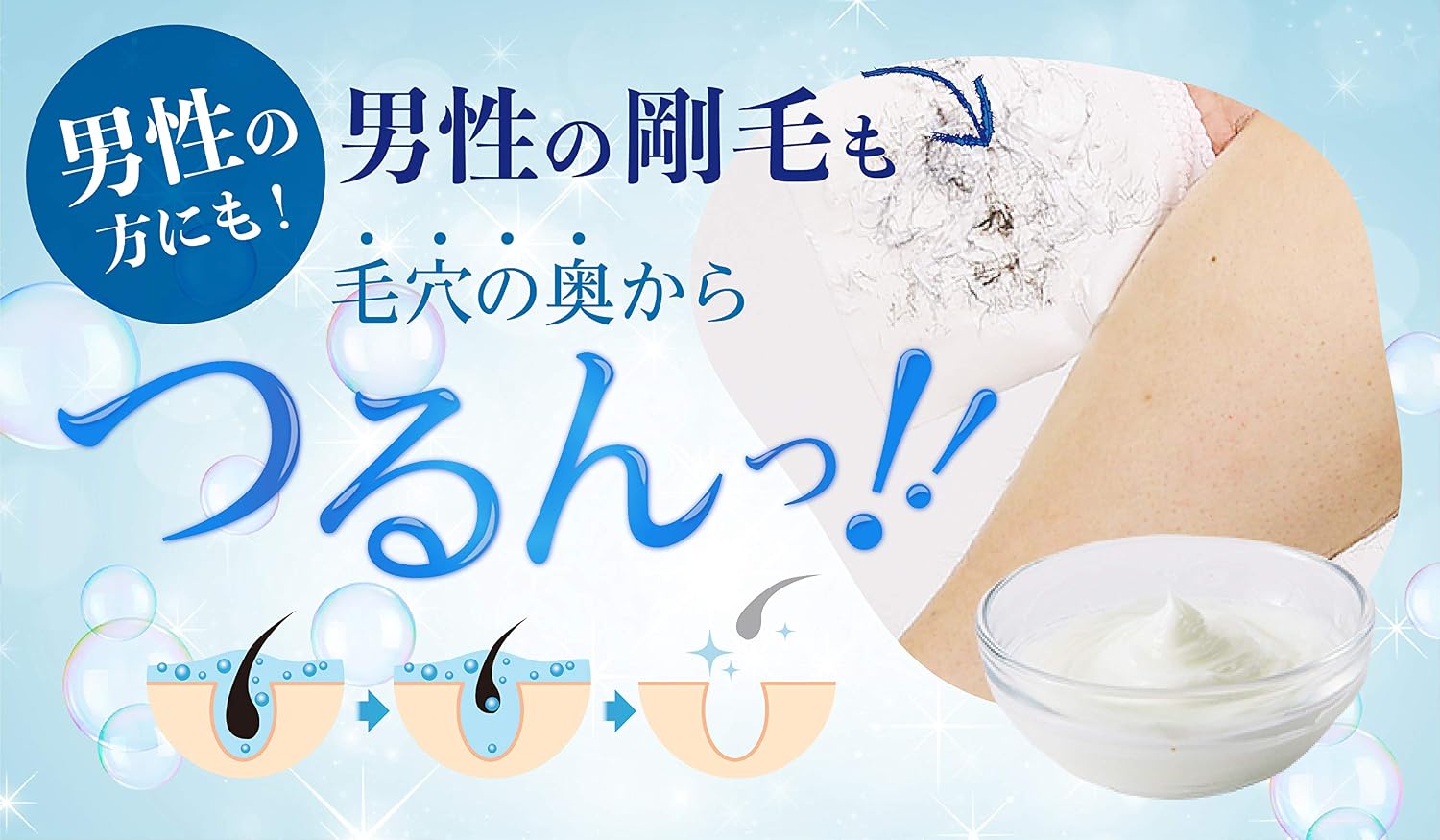 医薬部外品 moomo ムーモ 除毛クリーム[ ムダ毛処理 男女兼用 ボディ用 抑毛 メン...