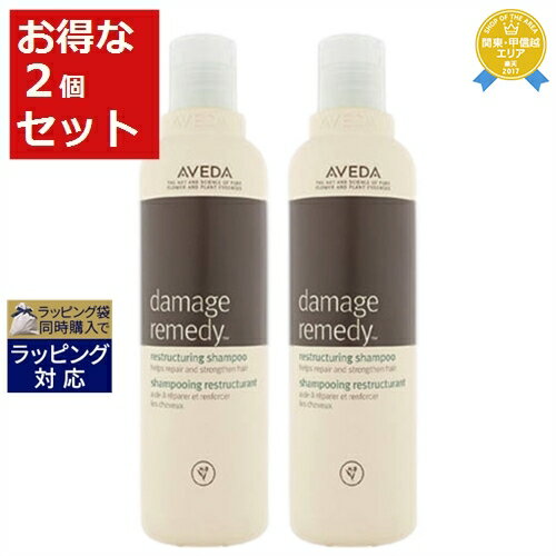 送料無料★アヴェダ ダメージレメディー リストラクチュアリング シャンプー お得な2個セット 250ml x 2 | AVEDA シャンプー