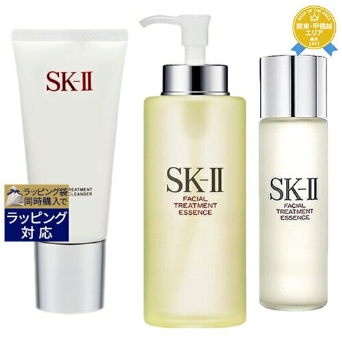 SKⅡ 送料無料★エスケーツー（SK-II／SK2） ピテラベーシックケア 3点セット/FTジェントルクレンザー 120g ＋ FT エッセンス 330ml ＋ FT エッセンス 30ml 120g+330ml+30ml | スキンケアコフレ