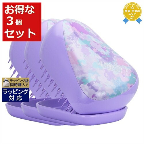 送料無料★タングルティーザー コンパクトスタイラー オンザゴー ドーン カメレオン x 3 | Tangle Teezer ヘアブラシ