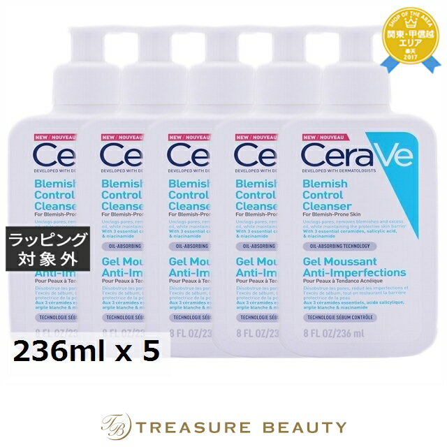 【最大4500円クーポン】送料無料 セラヴィ ブレミッシュ コントロール クレンザー お得な5個セット 236ml x 5 | 日本未発売 CeraVe 洗顔フ...