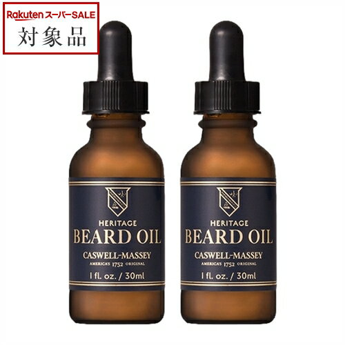 送料無料 キャスウェル マッセイ ヘリテージ フェイス&ビアードオイル お得な2個セット 30mL x 2 | スーパーSALE スーパーセール 値下げ CAS...