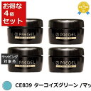 送料無料 プリジェル プリジェル カラーEX CE839 ターコイズグリーン /マット 4セット | PREGEL ネイル用品