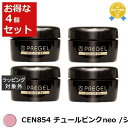 送料無料 プリジェル プリジェル カラーEX CEN854 チュールピンクneo /シアー 4セット | PREGEL ネイル用品